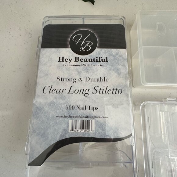 Various Clear Nail Tips Set - Picture 3 of 7